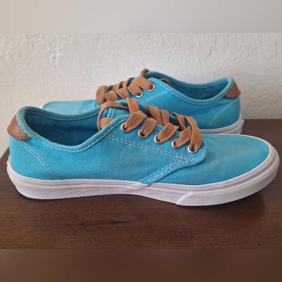 Vans Blue Women's Sneakers Size 8 - Picture 4 of 8